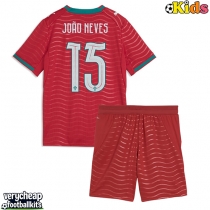 Portugal Joao Neves #15 Replica Home Minikit World Cup 2026 Short Sleeve (+ pants)
